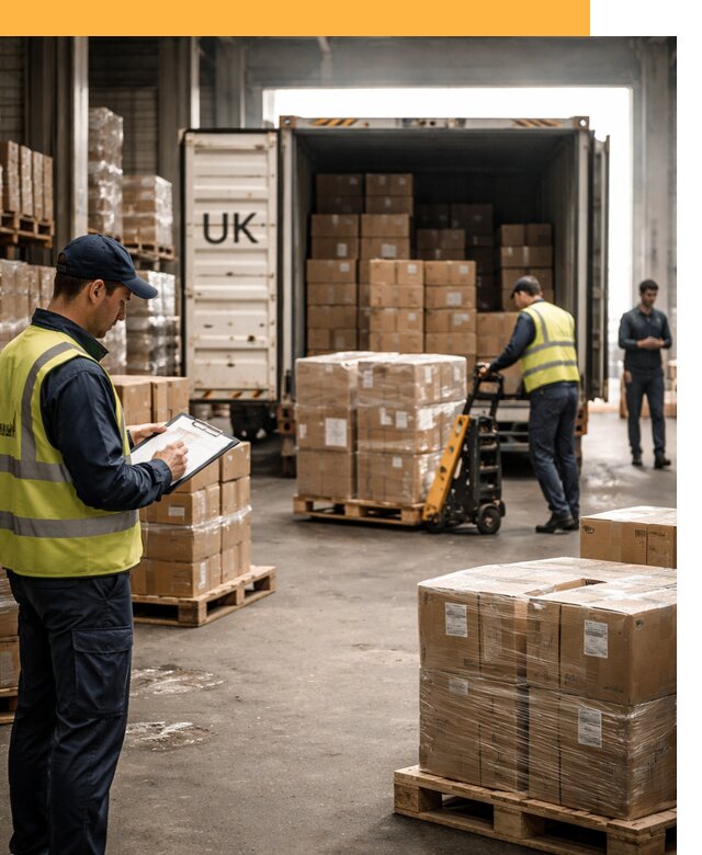 Доставка грузов из Великобритании с таможенным оформлением от 12850