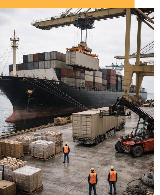 Морские перевозки из Индии: доставка FCL/LCL, таможня от 123360