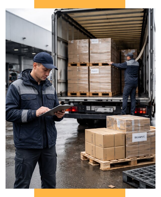 Доставка грузов из Беларуси от 15420 р. логистика СетСервис-Шуя