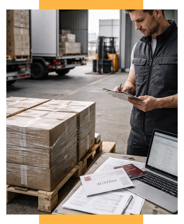 Доставка в Австрию от 66820 р. Логистика и экспорт СетСервис-Шуя