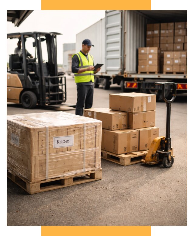Доставка грузов в Корею из России от 35980 р. | СетСервис-Шуя