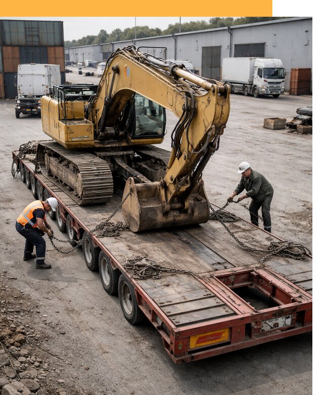 Перевозка спецтехники по России и миру от 46260 руб