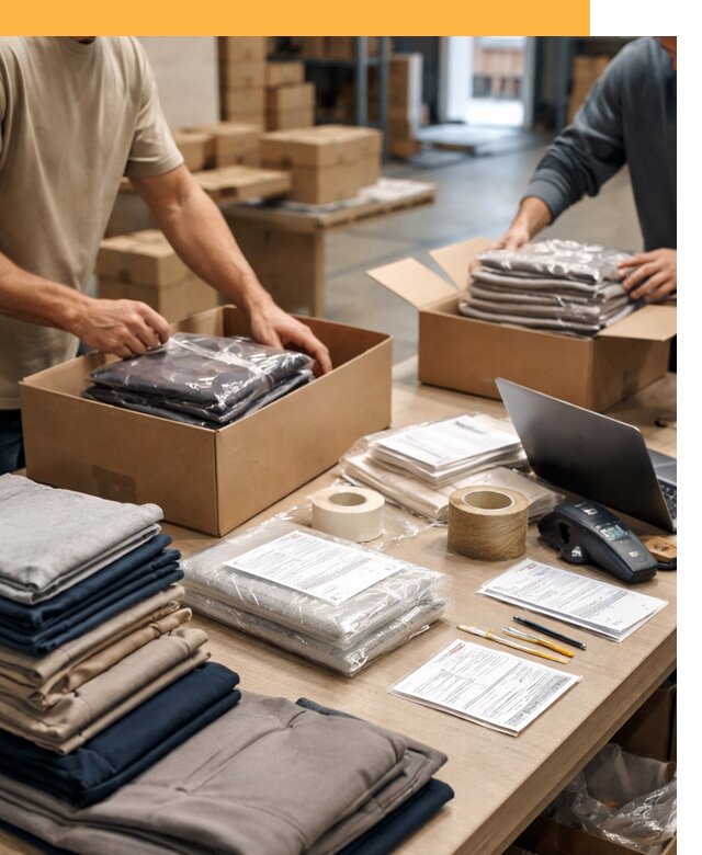 Перевозка одежды по миру от 7710 руб. с таможенным оформлением