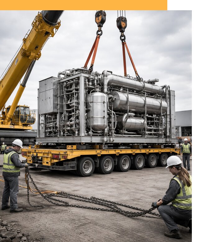 Перевозка тяжеловесных грузов по миру от 154200 руб